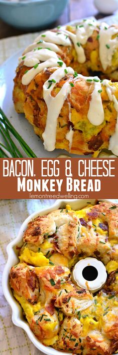 Bacon, Egg & Cheese Monkey Bread