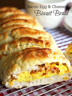 Bacon Egg And Cheese Biscuit Braid