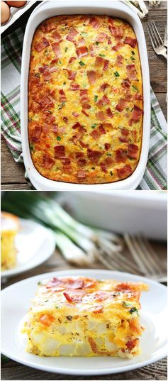 Bacon, Potato, and Egg Casserole