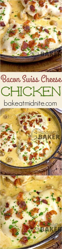 Bacon Swiss Cheese Chicken