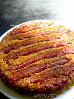 Bacon upside down jalapeno corn bread