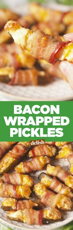 Bacon-Wrapped Pickles