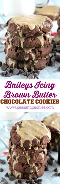 Baileys Chocolate Brown Butter Cookies