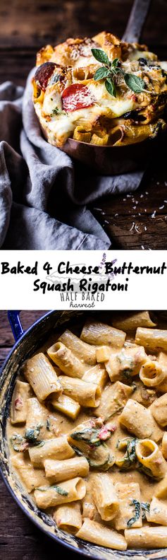 Baked 4 Cheese Butternut Squash Rigatoni