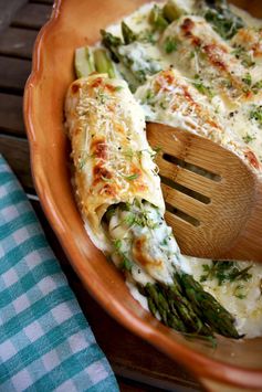 Baked Asparagus Cannelloni