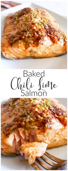 Baked Chili Lime Salmon