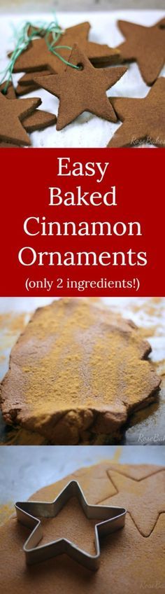 Baked Cinnamon Ornaments