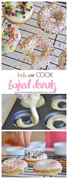 Baked Donuts Kids Can Cook