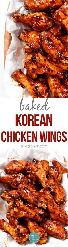 Baked Korean Chicken Wings