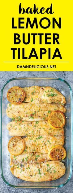 Baked Lemon Butter Tilapia