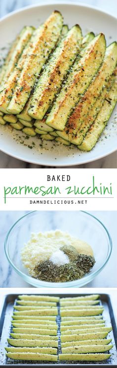 Baked Parmesan Zucchini