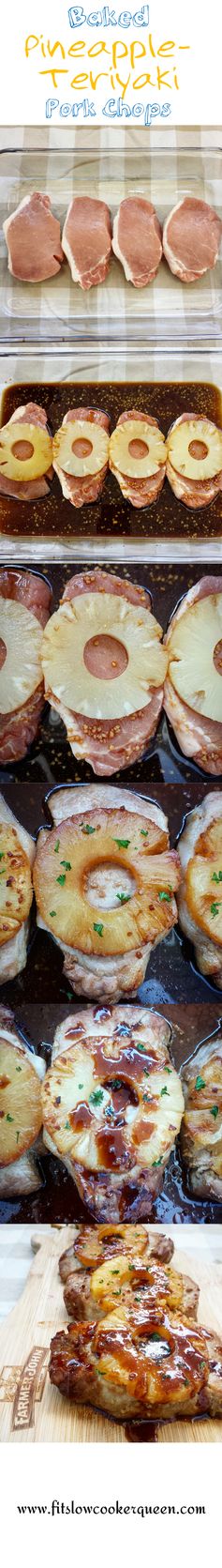 Baked Pineapple Teriyaki Pork Chops #keepitfresh2016