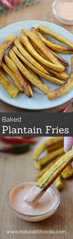 Baked Plantain Fries