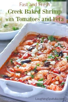 Baked Shrimp with Tomatoes and Feta