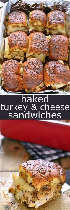 Baked Turkey & Cheese Sandwiches