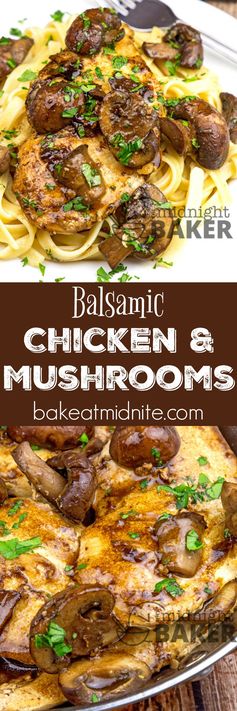 Balsamic Chicken with Mushrooms