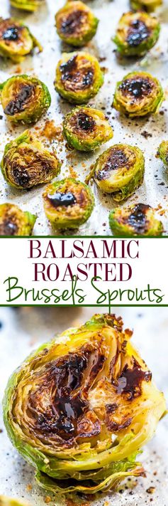 Balsamic Roasted Brussels Sprouts