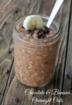 Banana & Chocolate Overnight Oats