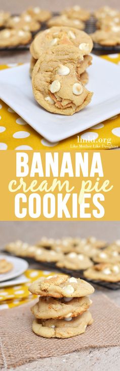 Banana Cream Pie Cookies