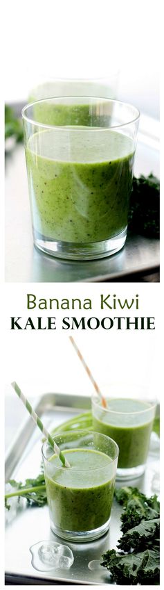 Banana, Kiwi and Kale Smoothie