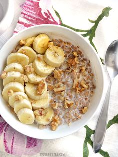 Banana Nut Breakfast Farro