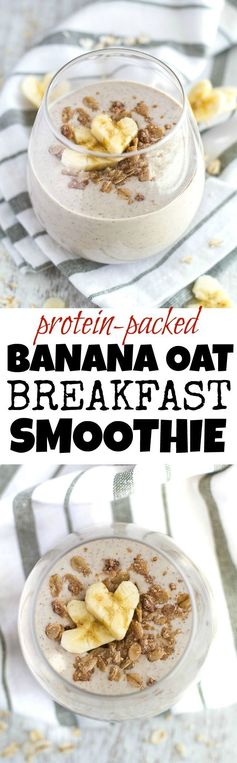 Banana Oat Breakfast Smoothie