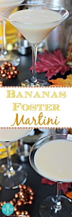 Bananas Foster Martini