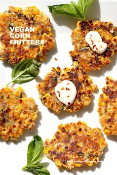 Basil Jalapeno Corn Fritters Gluten free