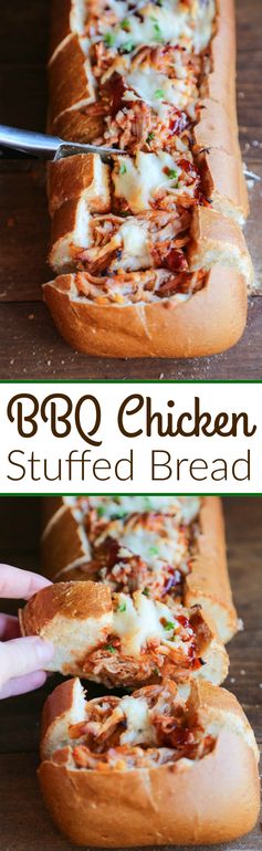 BBQ Chicken Stuffed Bread