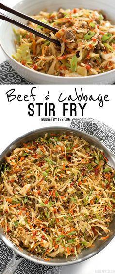 Beef and Cabbage Stir Fry