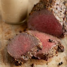 Beef Tenderloin with Roasted Garlic Sauce