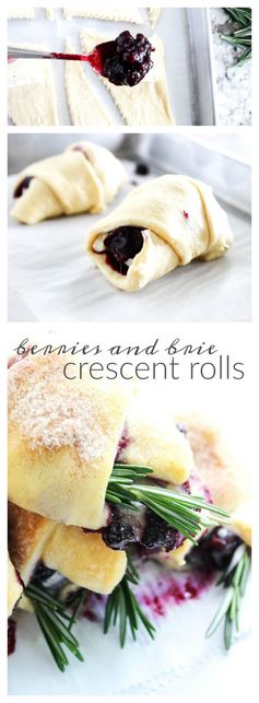 Berries & Brie Crescent Rolls