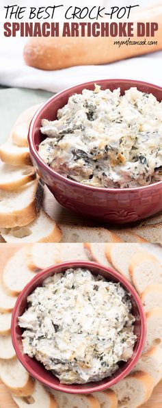 Best Crock-Pot Spinach Artichoke Dip