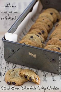 Best Ever Chocolate Chip Cookies (without margarine