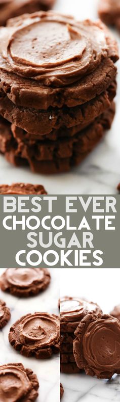 Best Ever Chocolate Sugar Cookies (Swig Dirtball Cookie Copy Cat