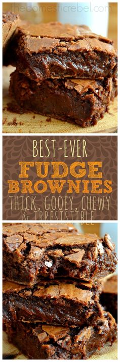 Best Ever Fudge Brownies