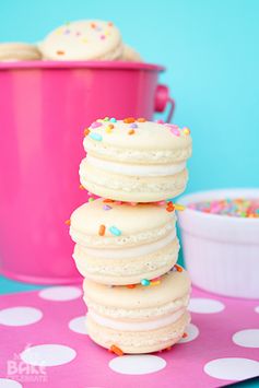 Birthday Cake Macarons