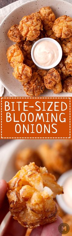 Bite-Sized Blooming Onions