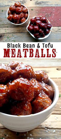 Black Bean & Tofu Meatballs