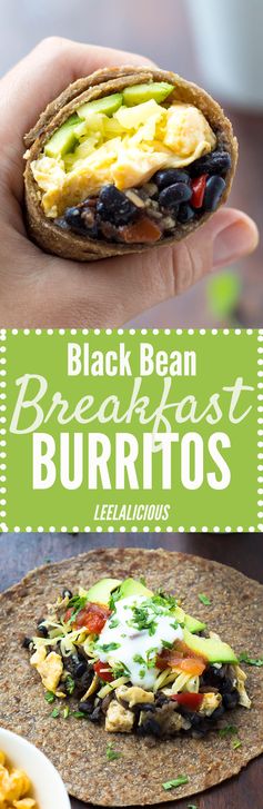 Black Bean Breakfast Burrito
