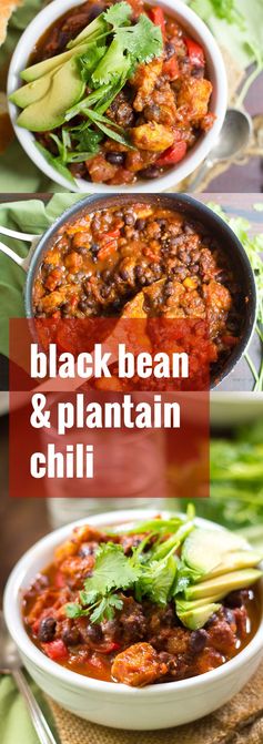 Black Bean Plantain Chili