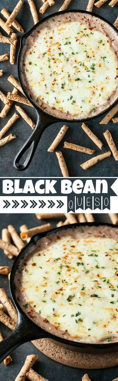 Black bean queso dip