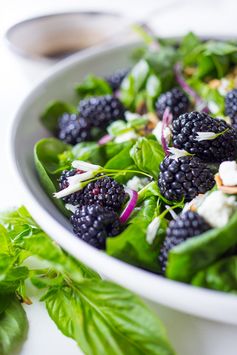 Blackberry Basil Salad