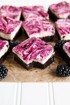 Blackberry Cheesecake Brownies