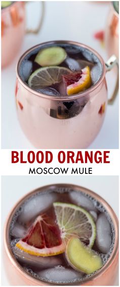 Blood Orange Moscow Mule