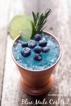 Blue Mule Cocktail