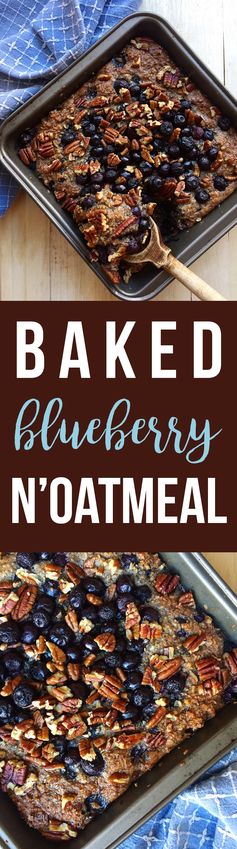 Blueberry Baked N'Oatmeal