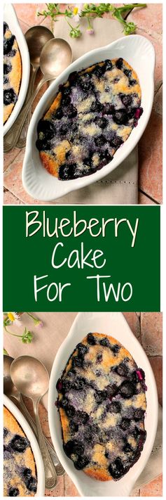 Blueberry Cake For Two