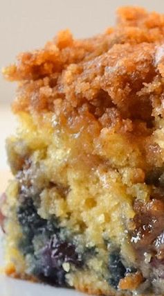 Blueberry Cinnamon Swirl Crumb Coffeecake