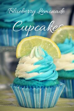 Blueberry Lemonade Cupcakes